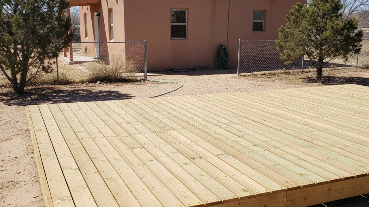 Deck Railing Repair & Installation completed by Champion Deck Company in Santa Teresa, NM