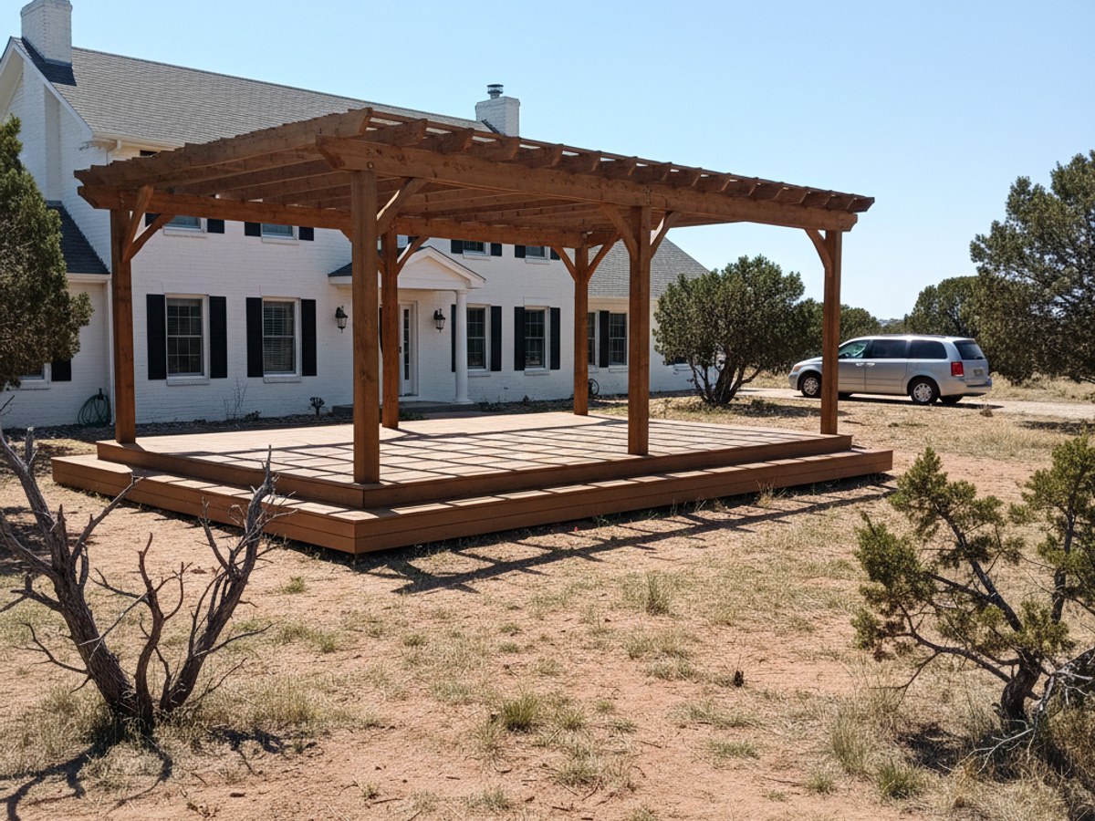 Pergolas & Deck Covers completed by Champion Deck Company in Canutillo, NM