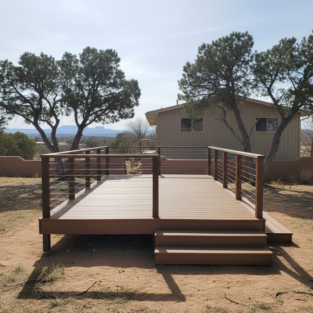 Deck Installation completed by Champion Deck Company in La Mesa, NM
